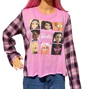Barbie Upcycled Flannel